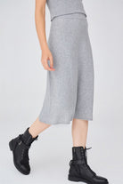 Peraluna-Kloş Kesim Kaşmir Karışım Diz Altı Triko Etek-Etek-19-Milagron.com
