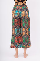 Peraluna-Ladybug Trouser Uğur Böceği Baskılı Kadın Triko Pantolon Çok Renkli-Pantolon-8-Milagron.com