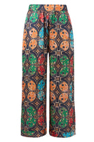 Peraluna-Ladybug Trouser Uğur Böceği Baskılı Kadın Triko Pantolon Çok Renkli-Pantolon-9-Milagron.com