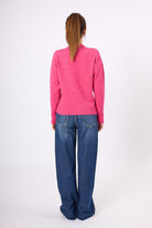 Peraluna-Lorna Boncuk İşlemeli Kadın Triko Kazak Açık Yeşil-Kazak & Triko-7-Milagron.com