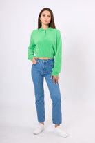 Peraluna-Lucy Krop Kesim Polo Yaka Kadın Triko Bluz-Bluz-21-Milagron.com