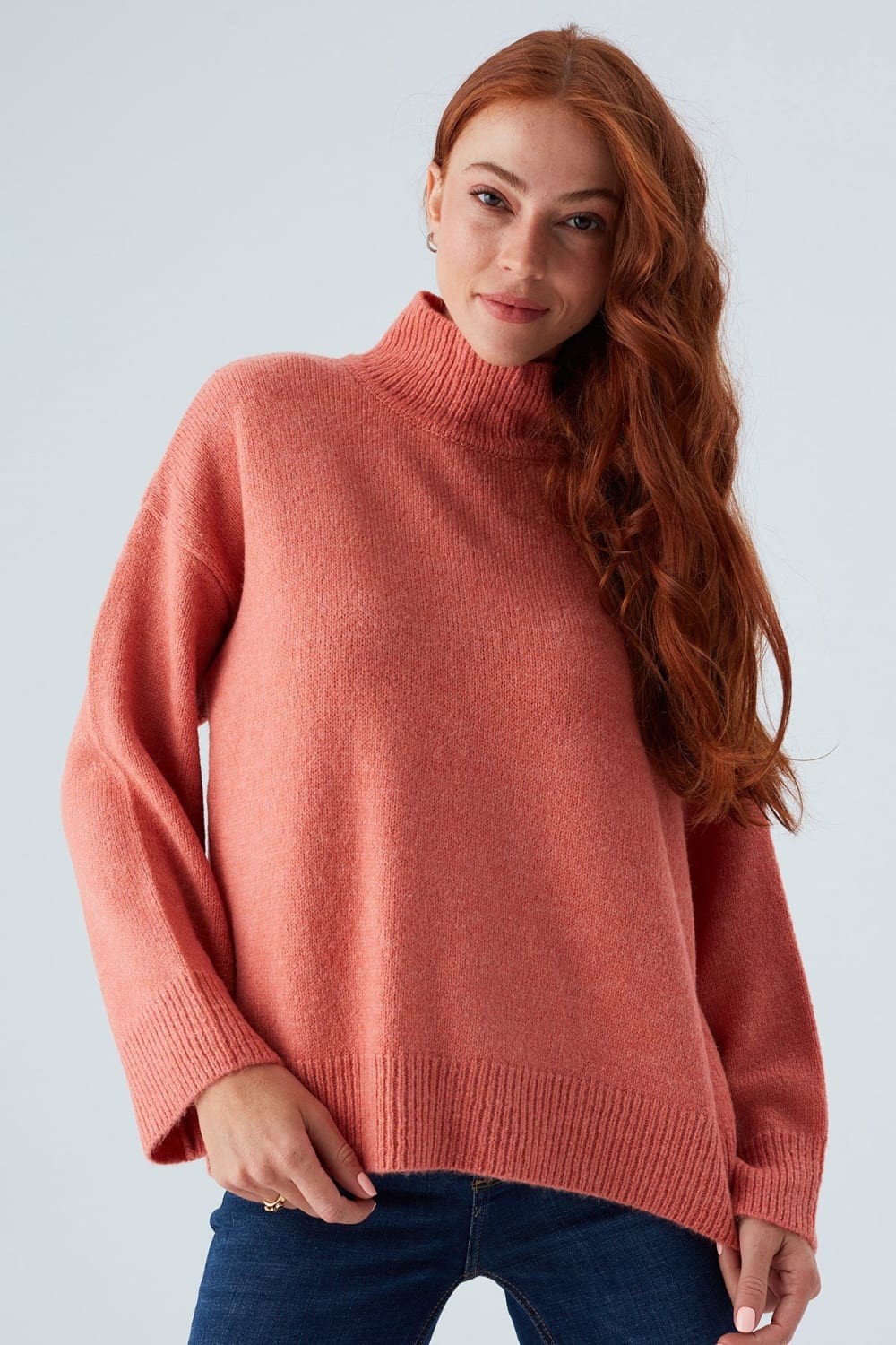 Peraluna-Macumba Pullover Balıkçı Yaka Yumuşak Dokulu Kadın Triko Kazak-Kazak & Triko-1-Milagron.com