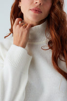 Peraluna-Macumba Pullover Balıkçı Yaka Yumuşak Dokulu Kadın Triko Kazak-Kazak & Triko-14-Milagron.com