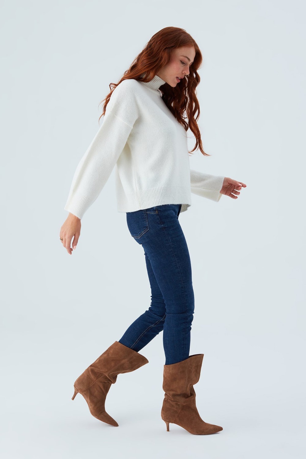 Peraluna-Macumba Pullover Balıkçı Yaka Yumuşak Dokulu Kadın Triko Kazak-Kazak & Triko-16-Milagron.com