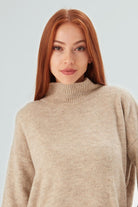 Peraluna-Macumba Pullover Balıkçı Yaka Yumuşak Dokulu Kadın Triko Kazak-Kazak & Triko-19-Milagron.com