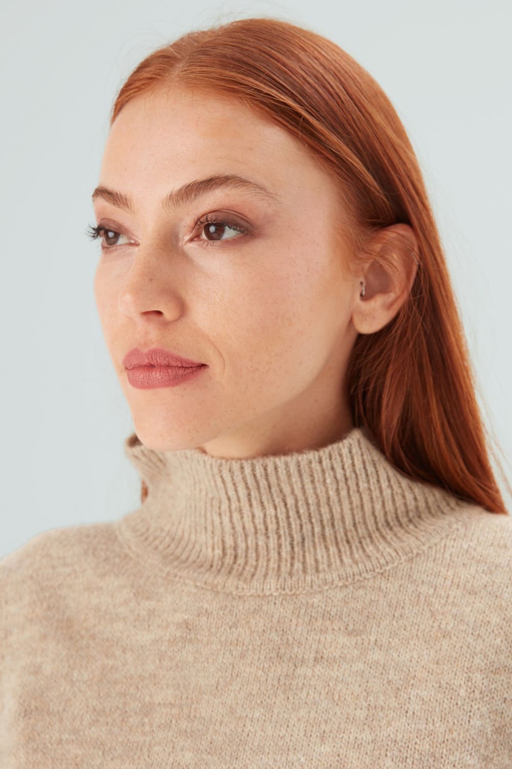 Peraluna-Macumba Pullover Balıkçı Yaka Yumuşak Dokulu Kadın Triko Kazak-Kazak & Triko-23-Milagron.com