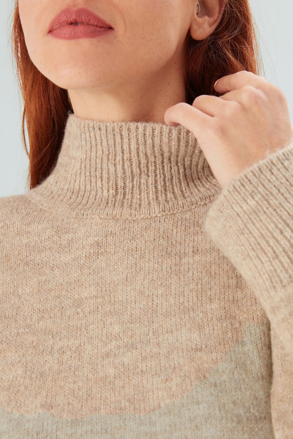 Peraluna-Macumba Pullover Balıkçı Yaka Yumuşak Dokulu Kadın Triko Kazak-Kazak & Triko-24-Milagron.com