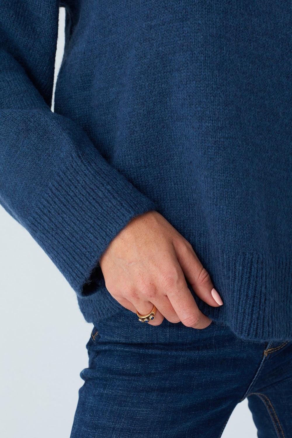 Peraluna-Macumba Pullover Balıkçı Yaka Yumuşak Dokulu Kadın Triko Kazak-Kazak & Triko-30-Milagron.com