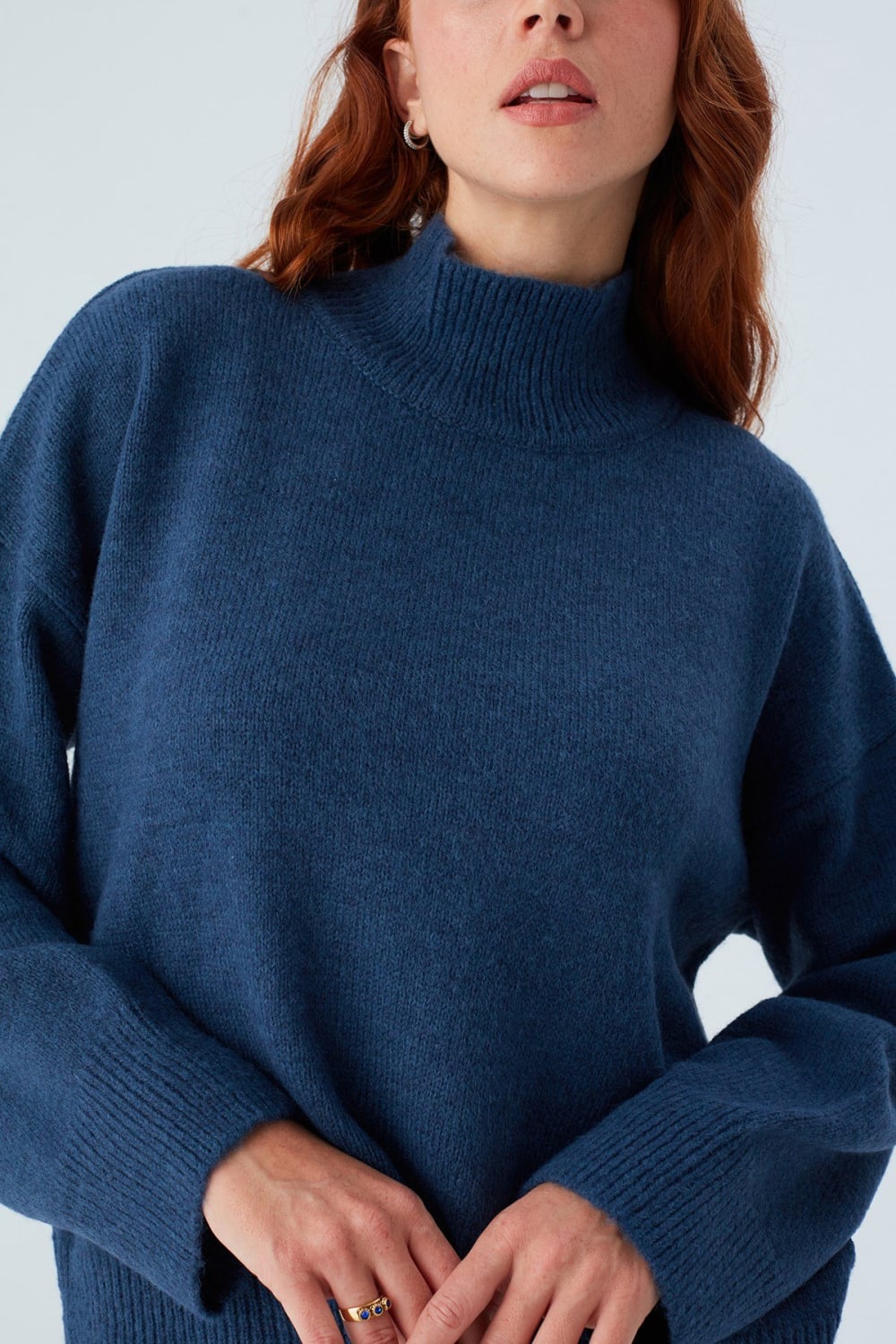 Peraluna-Macumba Pullover Balıkçı Yaka Yumuşak Dokulu Kadın Triko Kazak-Kazak & Triko-35-Milagron.com