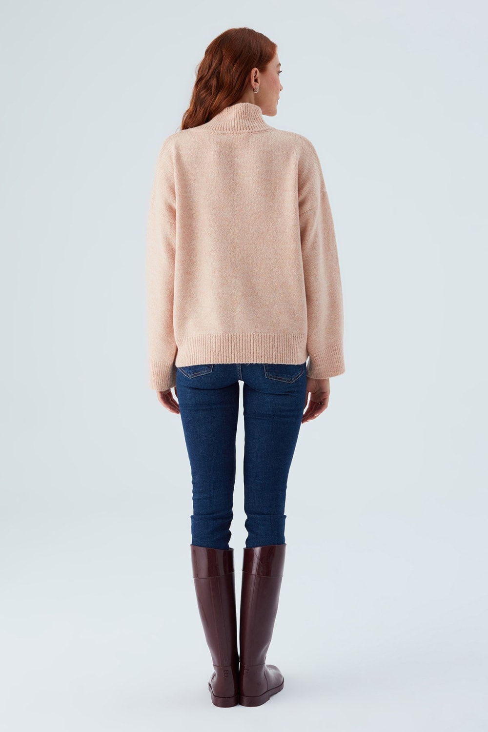 Peraluna-Macumba Pullover Balıkçı Yaka Yumuşak Dokulu Kadın Triko Kazak-Kazak & Triko-44-Milagron.com