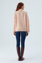 Peraluna-Macumba Pullover Balıkçı Yaka Yumuşak Dokulu Kadın Triko Kazak-Kazak & Triko-44-Milagron.com