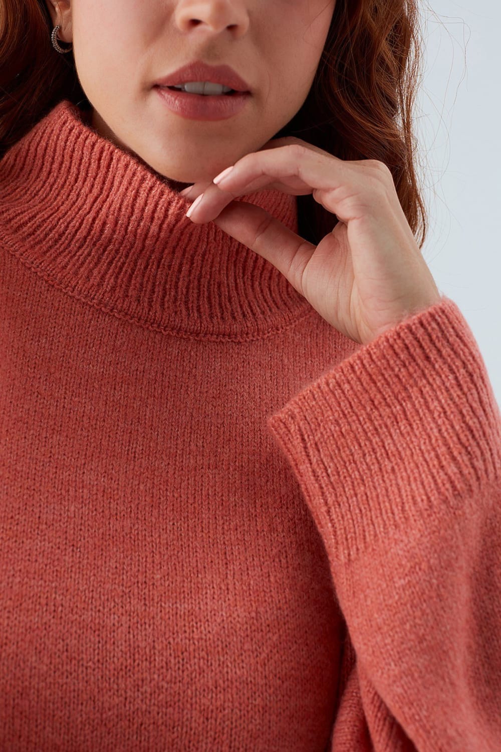 Peraluna-Macumba Pullover Balıkçı Yaka Yumuşak Dokulu Kadın Triko Kazak-Kazak & Triko-6-Milagron.com