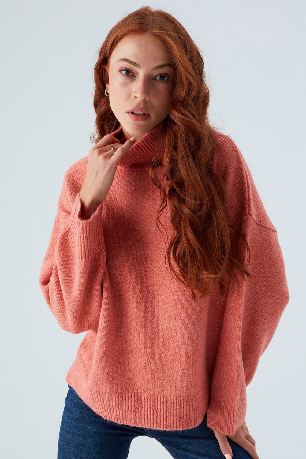 Peraluna-Macumba Pullover Balıkçı Yaka Yumuşak Dokulu Kadın Triko Kazak-Kazak & Triko-7-Milagron.com