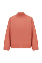 Peraluna-Macumba Pullover Balıkçı Yaka Yumuşak Dokulu Kadın Triko Kazak Koral-Kazak & Triko-9-Milagron.com