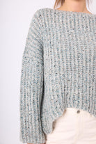 Peraluna-Maggie Selanik Örgü Kalın Triko Kazak Ekru Multi-Kazak & Triko-4-Milagron.com