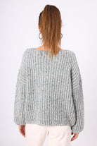 Peraluna-Maggie Selanik Örgü Kalın Triko Kazak Ekru Multi-Kazak & Triko-7-Milagron.com