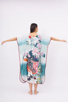 Peraluna-Magic Moments Long Dress Anne Kız Baskılı 130 Cm Uzun Saten Kolsuz Elbise-Elbise-7-Milagron.com