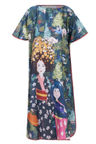 Peraluna-Magic Moments Long Dress Anne Kız Baskılı 130 Cm Uzun Saten Kolsuz Elbise-Elbise-8-Milagron.com