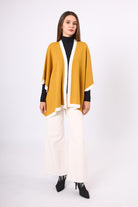 Peraluna-Mary Kadın Triko Panço Hardal-Kimono-10-Milagron.com