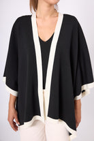 Peraluna-Mary Kadın Triko Panço Hardal-Kimono-3-Milagron.com