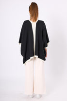 Peraluna-Mary Kadın Triko Panço Hardal-Kimono-7-Milagron.com