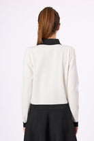 Peraluna-Mimi Kadin Cepli Kısa Triko Ceket-Ceket-2-Milagron.com