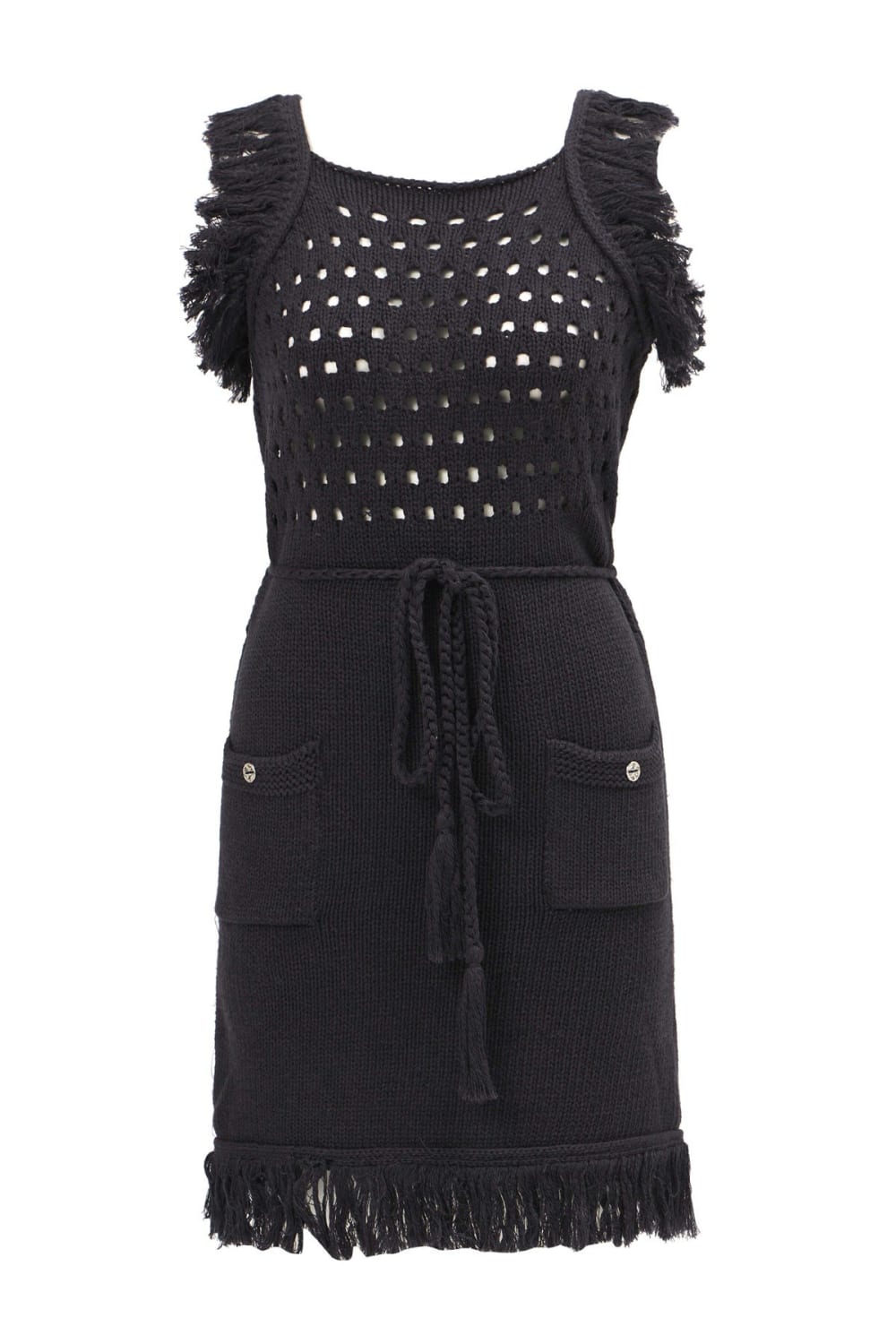 Peraluna-Miyoki Dress %100 Pamuk Diz Hizası Yazlık Kadın Triko Elbise-Elbise-9-Milagron.com