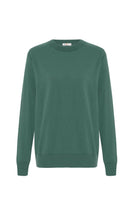 Peraluna Mateo O Neck Pullover Yumuşak Tuşeli Mevsimlik Erkek Triko Kazak - Yeşil