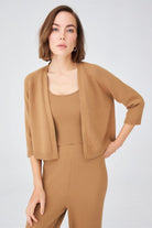 Peraluna-Reglan Kollu Kaşmir Karışım Kısa Kadın Triko Bolero -Kazak & Triko-18-Milagron.com