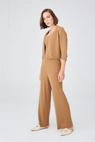 Peraluna-Reglan Kollu Kaşmir Karışım Kısa Kadın Triko Bolero -Kazak & Triko-19-Milagron.com