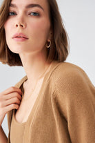 Peraluna-Reglan Kollu Kaşmir Karışım Kısa Kadın Triko Bolero -Kazak & Triko-20-Milagron.com