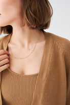 Peraluna-Reglan Kollu Kaşmir Karışım Kısa Kadın Triko Bolero -Kazak & Triko-23-Milagron.com