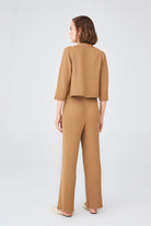 Peraluna-Reglan Kollu Kaşmir Karışım Kısa Kadın Triko Bolero -Kazak & Triko-24-Milagron.com