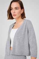 Peraluna-Reglan Kollu Kaşmir Karışım Kısa Kadın Triko Bolero -Kazak & Triko-26-Milagron.com