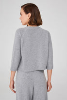 Peraluna-Reglan Kollu Kaşmir Karışım Kısa Kadın Triko Bolero -Kazak & Triko-31-Milagron.com