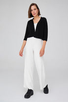 Peraluna-Reglan Kollu Kaşmir Karışım Kısa Kadın Triko Bolero -Kazak & Triko-32-Milagron.com