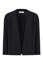 Peraluna-Reglan Kollu Kaşmir Karışım Kısa Kadın Triko Bolero -Kazak & Triko-38-Milagron.com