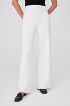 Peraluna-Ribana Örgü Rahat Kesim Boru Paça Triko Pantolon-Pantolon-5-Milagron.com