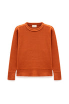 Peraluna-Risu, Düz örgü Kadın Mevsimlik Triko Bisiklet Yaka Kazak Turuncu-Kazak-8-Milagron.com