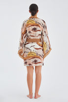 Peraluna-Sahra Kimono Güneş Desenli 90 Cm Şifon Yazlık Kadın Kimono-Kimono-6-Milagron.com