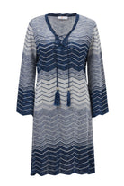 Peraluna-Sakura Dress Çan Kollu Diz Üstü Yazlık Kadın Triko Elbise-Elbise-15-Milagron.com