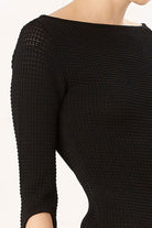 Peraluna-Sırtı Açık Uzun Abiye Elbise Si̇yah-Elbise-3-Milagron.com