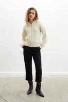 Peraluna-Styleboom X Dover Bomber Jacket Saç örgü Triko Bomber Kadın Triko Ceket-Ceket-1-Milagron.com