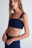 Peraluna-Styleboom X Elizabeth Bralet Düğme Detaylı Askılı Kadın Triko Bralet -Crop Top-19-Milagron.com