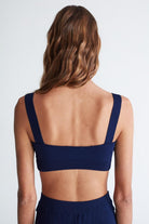 Peraluna-Styleboom X Elizabeth Bralet Düğme Detaylı Askılı Kadın Triko Bralet -Crop Top-21-Milagron.com