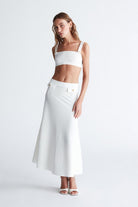 Peraluna-Styleboom X Elizabeth Bralet Düğme Detaylı Askılı Kadın Triko Bralet -Crop Top-3-Milagron.com