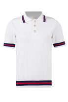 Styleboom X Peraluna Liza Blouse Polo Yaka Kadın Triko Bluz - Ekru