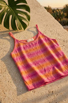 Peraluna Sunset Bloom Atlet, Kadın Atlet - Pembe Turuncu Multi