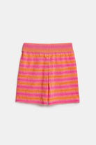 Peraluna Sunset Bloom Şort, Kadın Şort - Pembe Turuncu Multi