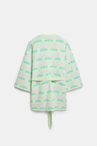 Peraluna Urban Lotus Kimono, İNce Yazlık Kadın Kimono - Mint Multi